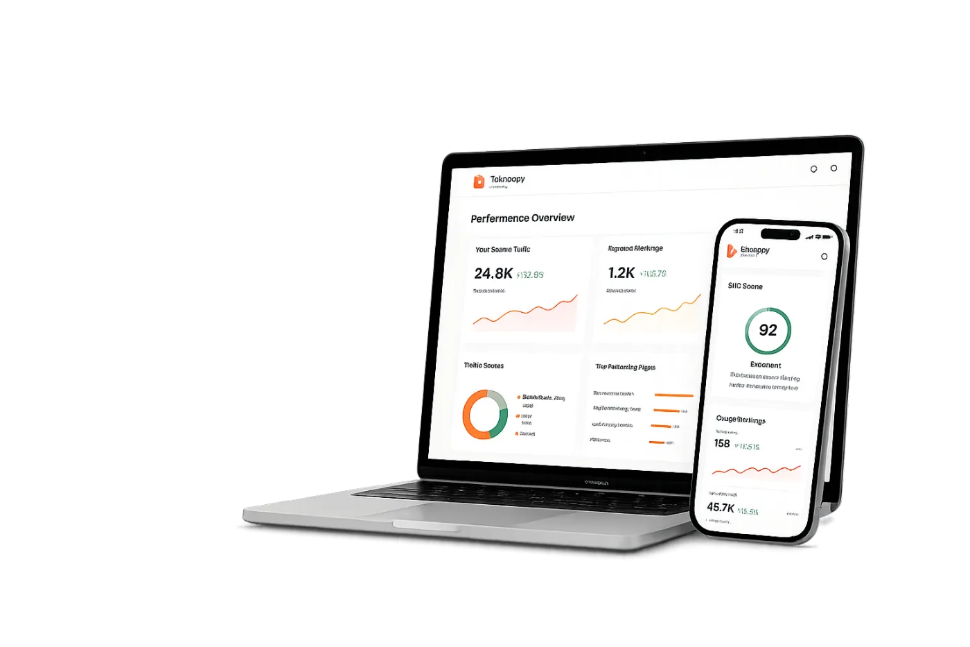 Teknoppy Performance Dashboard Mockups