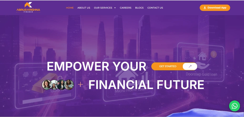 Abrus Krishna Finance — FinTech Corporate Presence