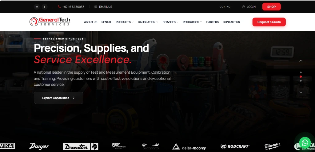 Engineering Rigor: General Tech Services Digital Platform