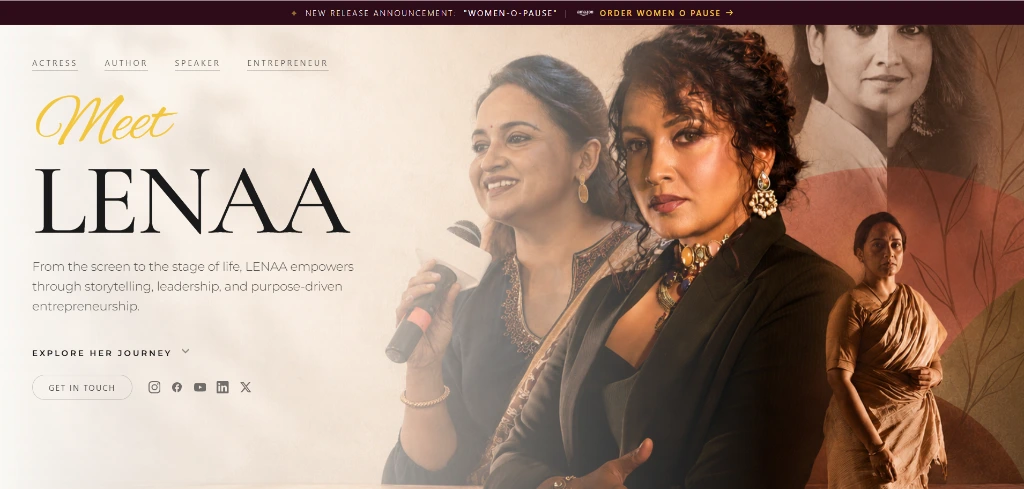 Teknoppy website project - Lenaa personal brand homepage